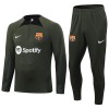 Barcellona Quarter Zip Tute Felpe da Allenamento 2023-24 Verde per Uomo